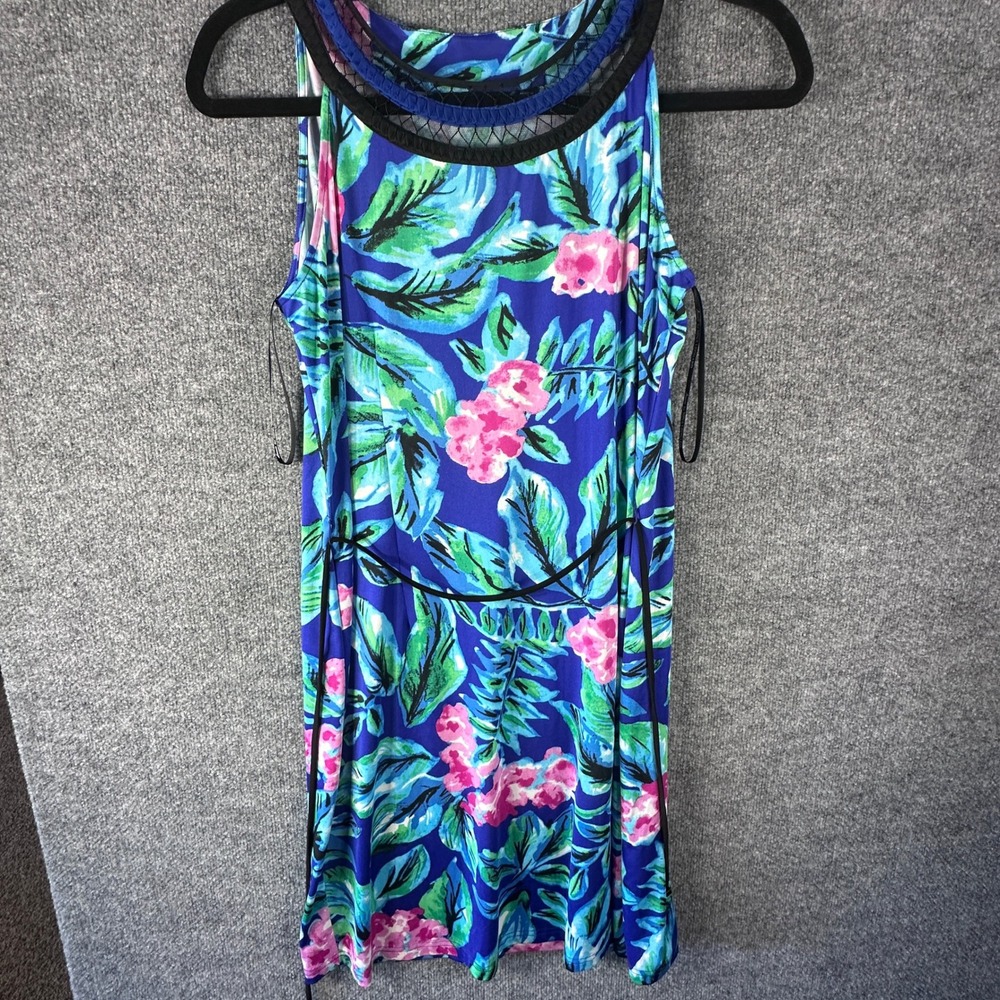 Hawaiian Tropical Summer Dress XL Resortwear Vacation Cruise Bohemian Beachy - Picture 3 of 11